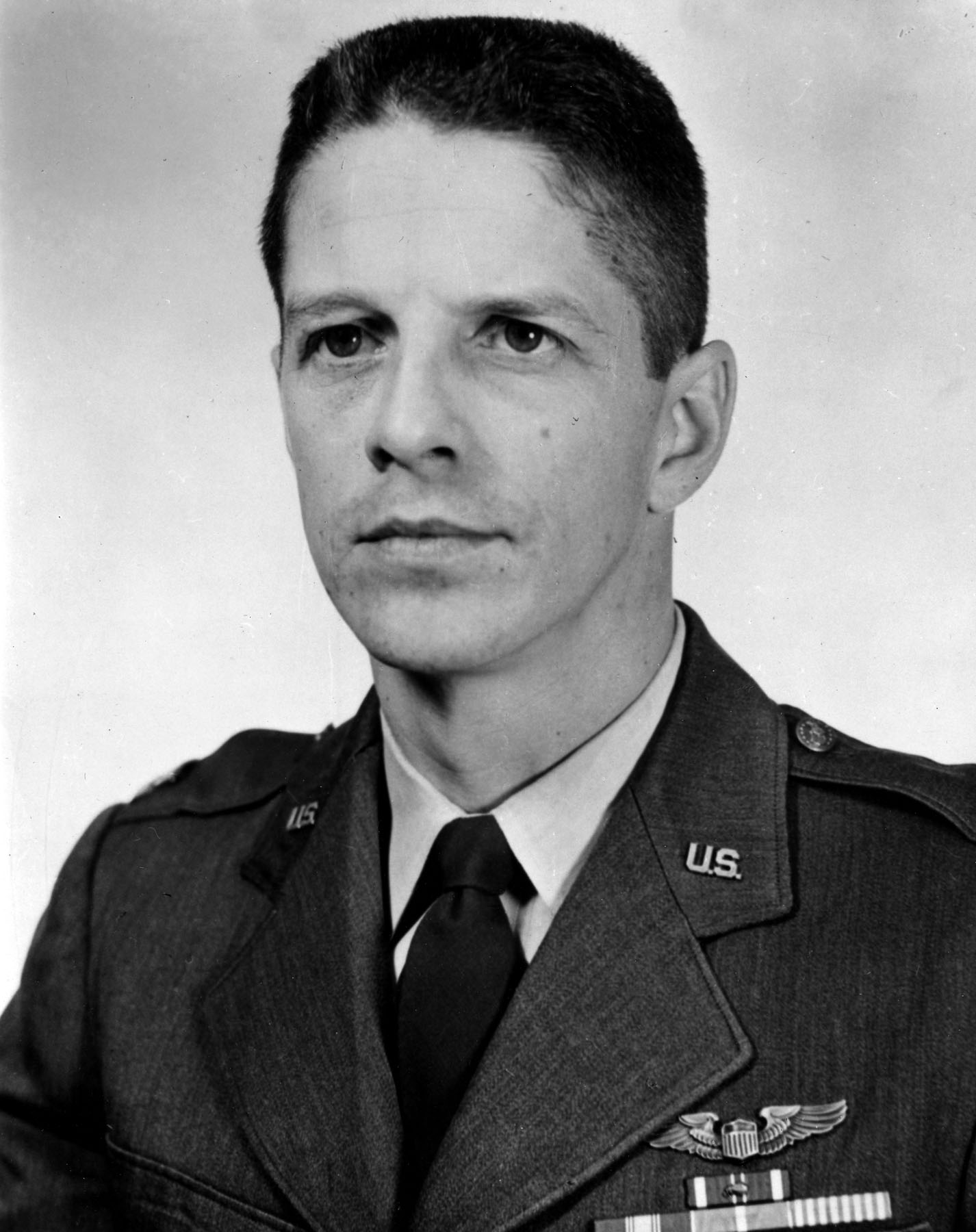 United States Air Force Major Rudolf Anderson poses in uniform for an official portrait.